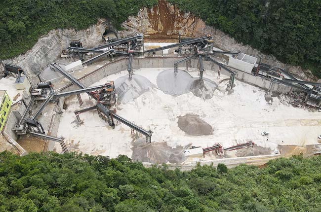 廣西丹泉集團(tuán)年產(chǎn)300萬(wàn)噸砂石骨料生產(chǎn)線