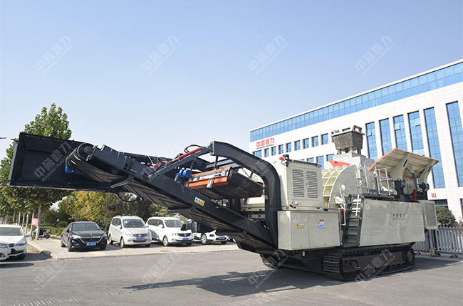 日產2000噸移動式的砂石生產線 日產2000噸移動式的砂石生產線