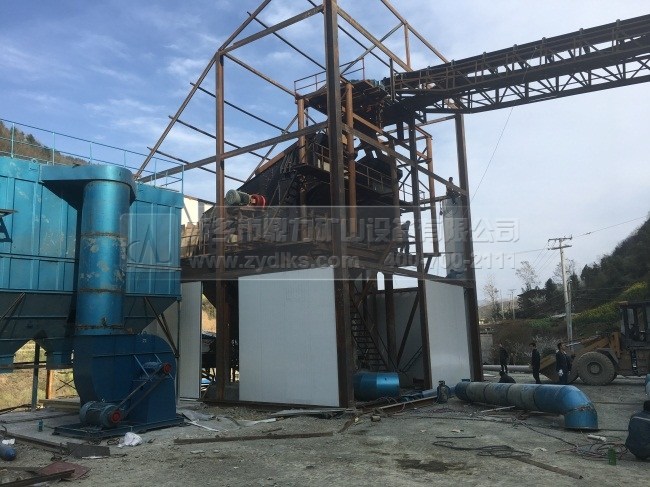 鼎力100噸石料生產線