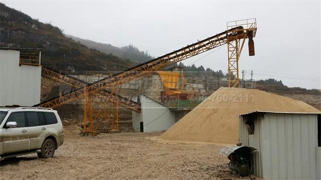 制砂生產現場