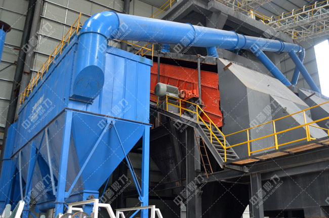 河北白沙時產(chǎn)3000噸石料生產(chǎn)線篩分除塵