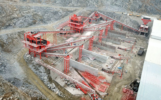 重慶榮國建材有限公司時產1000噸砂石骨料生產線