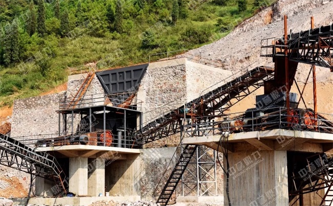 砂石料生產線項目現場