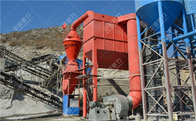 干式選粉機在制砂生產線的應用
